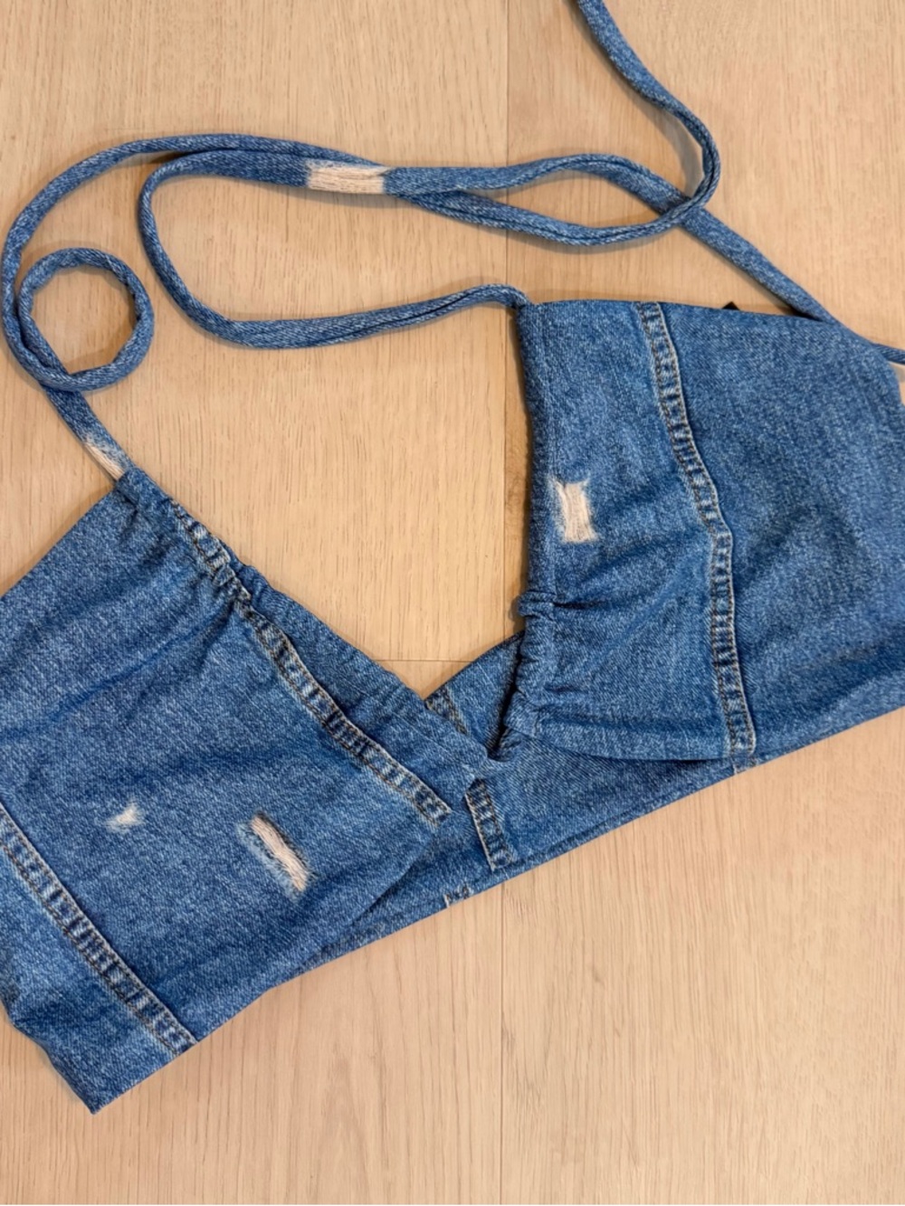 Darlin Swimwear Denim Swim Top